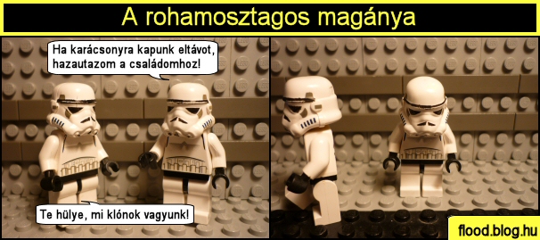 A rohamosztagos magánya